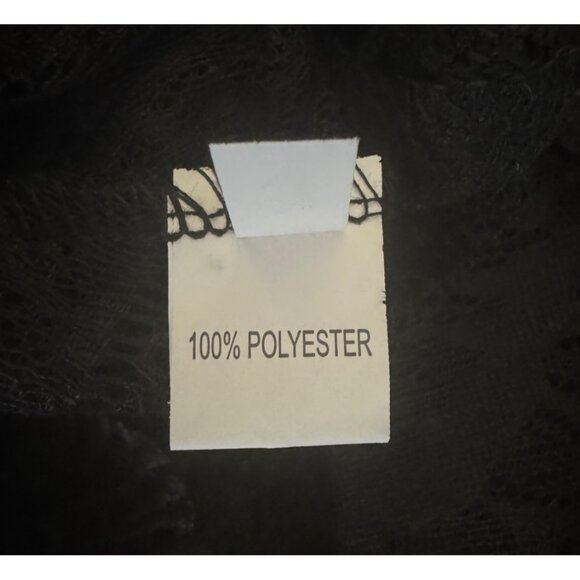 NEW Boho Gypsy XL Beach Goddess Swim Cover Up Black - Picture 11 of 13